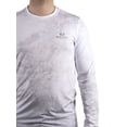 thumbnail image 3 of Realtree Wav3 White Men's Long Sleeve Performance Fishing Tee, 3 of 4