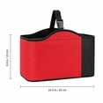 thumbnail image 3 of Universal Stroller Accessory Waterproof Lightweight Stroller Organizer with Insulated Bottle Pocket Grey Student Shower Gift, 3 of 5