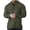 Green, variant on Mens Pique Shirts Solid Color Zipper Lapel Long Sleeved Mens Knit Tops,Black,L
