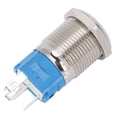 thumbnail image 1 of Interruptor de botón de reinicio, 2 piezas, 16 mm, interruptor de botón iluminado LED momentáneo de reinicio, interruptor de botón pulsador momentáneo, funcionalidad de alta precisión, 1 of 7