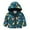 Navy, variant on PINQI Clearance Coats Children Warm Coat Boys and Girls Small Children Spring Fall and Winter Casual Wind Printing Light Fashion Hooded Jacket(White,12-18 Months)