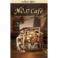 thumbnail image 2 of Kit de casa en miniatura RoWood No.17 Café con LED para adultos, 2 of 7