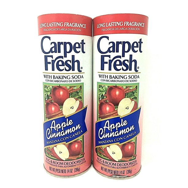 Carpet Fresh With Baking Soda Apple Cinnamon 14 oz Pack of 2 Walmart
