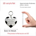thumbnail image 6 of Heart Soccer Keychain, Faiths In The Game Sport Theme Keychain 2D Acrylic Heart Football Keychain with Motivational Cards for Friends Adults Athlete Sports Enthusiast, 6 of 6