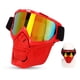 thumbnail image 4 of Motorcycle Goggles, Motorcycle Skull Goggle Face Cover Adjustable PC Sponge Mat For Off Road Riding ANGGREK HG2719, 4 of 8