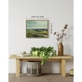 thumbnail image 3 of Drsoum Canvas Framed Wall Art Farmhouse Vintage Painting 11x14in Farm Room Decor for Bathroom Office Living Room - Natural Framed, 3 of 9