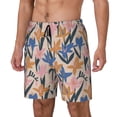 thumbnail image 2 of Balery Lilies Flowers Mens Swim Trunks Swim Shorts for Men Quick Dry Inseam Beach Shorts with Compression Liner Pocket-Medium, 2 of 9