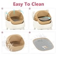 thumbnail image 5 of PetPivot Automatic Cat Litter Box Self-Cleaning with Safety Protection, Mat and Trash Bags Included, Brown, 5 of 10