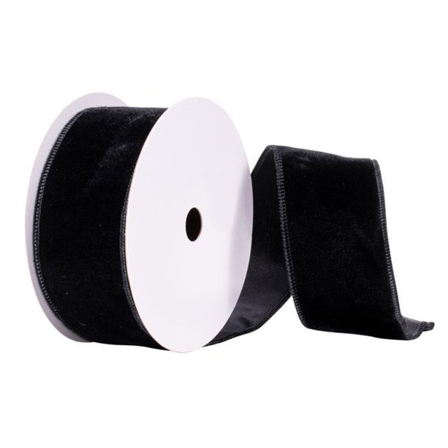 Vickerman Q215019 2.5 in. x 10 Yards Terra Cotta & Velvet Ribbon