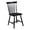 Black, variant on Alpine Furniture Lyra Set of 2 Side Chairs in Black