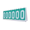thumbnail image 3 of Almencla Sports Scoreboard 6 digits Score Keeper Scoring Board Table Score Flip Score Board for Soccer Volleyball Table Tennis Green, 3 of 8