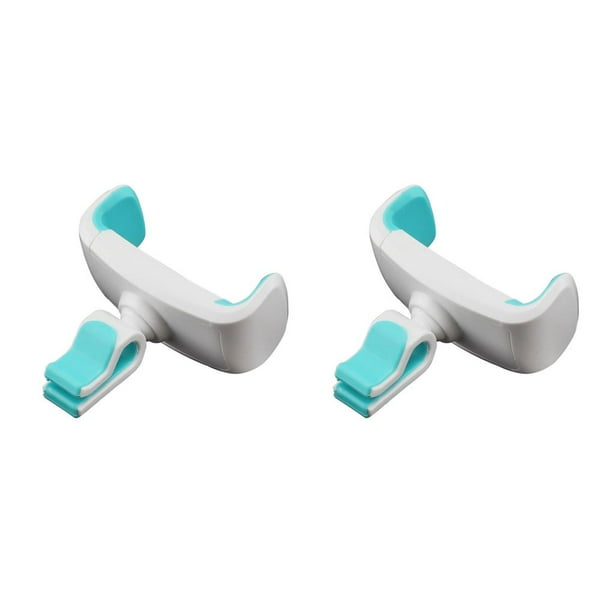 Soporte de plástico Bearachild para teléfono móvil de 3.5 a 6 pulgadas Blanco azul 2Conjunto
