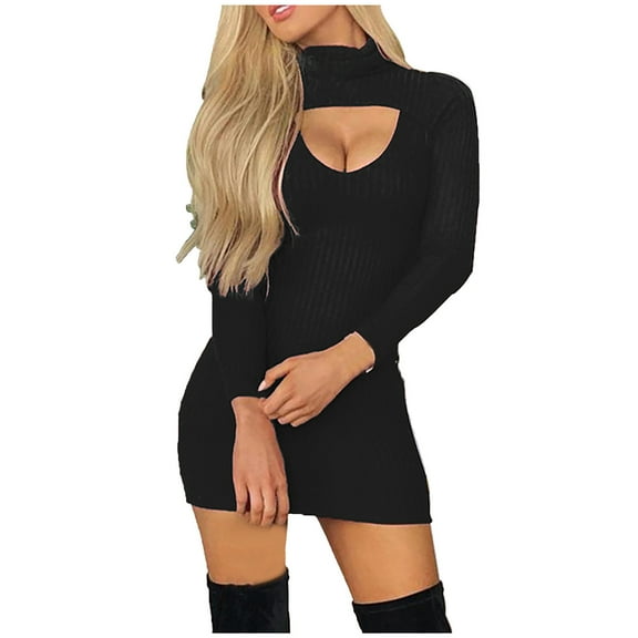 Bigersell Women's Sundresses Women Summer Casual V-Neck Short Sleeve Loose Retro Dresses Gradient Dress Cocktail Dresses for Female Wedding Guest Regular Bodycon Dresses, Style 27344, Black S