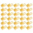 thumbnail image 1 of LEEYNEER 500Pcs Golden Ribbon Crimps Cord Ends for Jewelry Making, 1 of 10