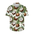 thumbnail image 4 of JXMVOJ Men's Hawaii Print Casual Button-Up Shirt, Lightweight Polyester Summer Tops for Outdoor, Party, Wedding, Casual Daily Wear, 4 of 5