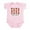 Petal Pink, variant on CafePress - Pugs And Kisses Infant Bodysuit - Baby Light Bodysuit, Size Newborn - 24 Months