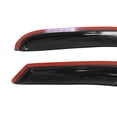 thumbnail image 5 of Ikon Motorsports Window Visors Compatible with 2014-2019 Chevy Silverado & GMC Sierra Standard Cab Acrylic Side Window Vent Deflector Rain Guard 2Pc Set Outside Mount, 5 of 8