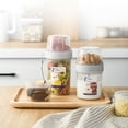 thumbnail image 3 of Leaveforme Transparent Plastic Double Layered Yogurt Food Storage Container (5 Count), 3 of 8