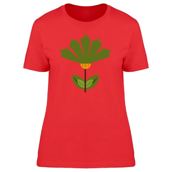 Fantasy Flower Doodle Simple Art Tee Women's -Image by Shutterstock