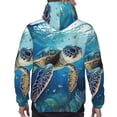 thumbnail image 7 of Salouo Watercolor Turtle4 Pattern Men's Fall Hoodie Sweatshirt,Sport Hoodie with Pockets for Men Pullover Casual Hooded Sweatshirt-3X-Large, 7 of 7
