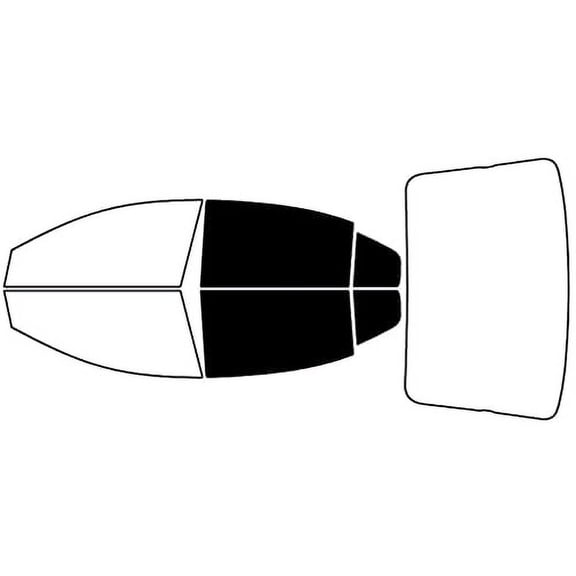 Rvinyl Window Tint Kit Compatible with Saturn Aura 2007-2009 - Back Precut Kit - 5%
