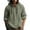 Green, variant on Men's Stylish Casual Long Sleeve Hooded Shirt with Pocket for All Occasions - Versatile Linen Top for Modern Gentlemen
