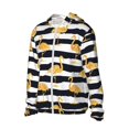 thumbnail image 2 of Gaeub Gold Flamingo Men's and Women's UPF 50+ Long-Sleeved Sun Protection Clothing, Fishing Shirt Long Sleeve Zip - Medium, 2 of 9