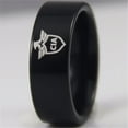 thumbnail image 2 of Black Tungsten CIA Ring, 2 of 3