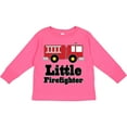 thumbnail image 3 of Inktastic Little Firefighter Fire Engine Boys or Girls Long Sleeve Toddler T-Shirt, 3 of 5