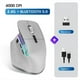 thumbnail image 3 of Wireless Mouse Bluetooth 5.0 Mouse 2.4G Wireless Portable Optical Mouse Ergonomic Right Hand Computer Mice, 3 of 5