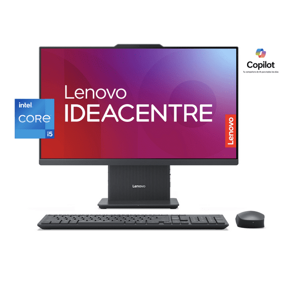 AiO Lenovo IdeaCentre AIO 24IRH9: Intel Core i5 13420H, RAM 16GB DDR5, SSD 512GB, Pantalla 23.8", Windows 11 Home