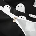 thumbnail image 3 of Homewish Spooky Animal Ghost Twin Duvet Cover, Halloween Twin Bedding, Black White, Black Reversible 2 Pieces, 1 Duvet Cover and 1 Pillowcase, 3 of 5