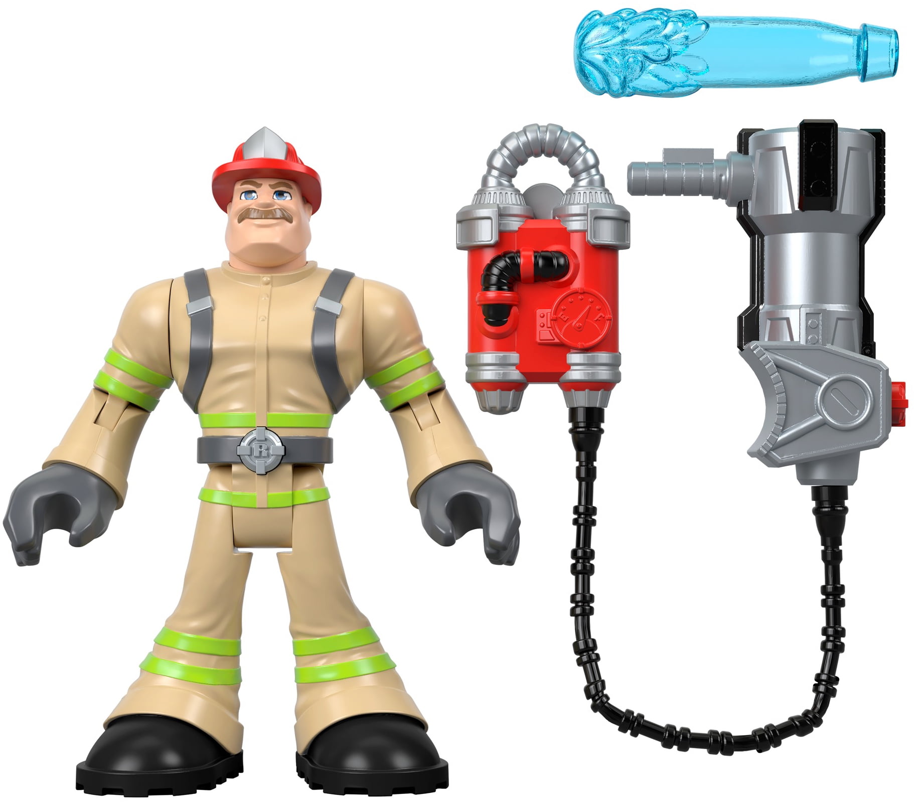 FISHER PRICE RESCUE HEROES POWER MAX BILLY BLAZES FIREFIGHTER COMPLETE 