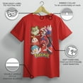 thumbnail image 3 of Boy's Pokemon Koraidon Group  Graphic Tee Red X Small, 3 of 9