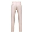 thumbnail image 4 of YDDIAN Mens Classic Suit Pants Straight Fit Modern Formal Dress Pants Separate Trousers Beige 31, 4 of 5