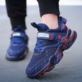 thumbnail image 3 of VUHXZWAF Boys Sneakers Kids Lightweight Breathable Lace Up Running Shoes Outdoor Activities Size 13.5, 3 of 4