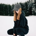 thumbnail image 5 of Winter Baseball Cap for Women Lamb Wool Solid Color Warm Baseball Cap for Outdoor Travel, 5 of 5