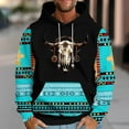 thumbnail image 1 of Styesk Sweatshirts pour Hommes, Sweat à Capuche Imprimé à Manches Longues et Amples, 1 of 5
