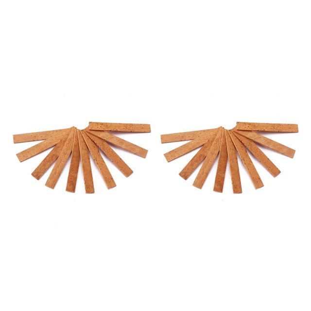 Sonducket 10 Pieces Saxophone Neck Cork Set Woodwind Repairing Sax Replacement Sealing Corks Instrument Material Parts Accessory Universal 2Conjunto