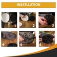 thumbnail image 5 of Replacement for Bissell Left Rotating Disc fits for Spinwave Hard Floor Spin Mop with 2 Soft, 2 Scrubby Pads Compare to Parts 1611579, 5 of 6