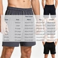 thumbnail image 3 of Xdegoge Athletic Running Shorts for Men Quick Dry Workout Gym Shorts with Zipper Pockets Elastic Waist Drawstring Breathable Activewear for Exercise Fitness Training, 3 of 5