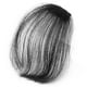 thumbnail image 4 of Extensiones de cabello con clip de una pieza, flequillo fino, postizos naturales (negro), 4 of 5