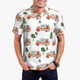 thumbnail image 1 of Fotbe Camp Van Camiseta Polo de Golf para Hombre con Estampado – Camisa Deportiva Transpirable con Cuello Abotonado-X-Large, 1 of 6