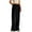 Black2127/A, variant on MEZZALL Solid Color Women Casual Pants Trousers Slacks High Waisted Straight Leg Pants Comfortable Elastic Waist Trousers For Daily Wear Commute And Sports Classic Female Dailywear
