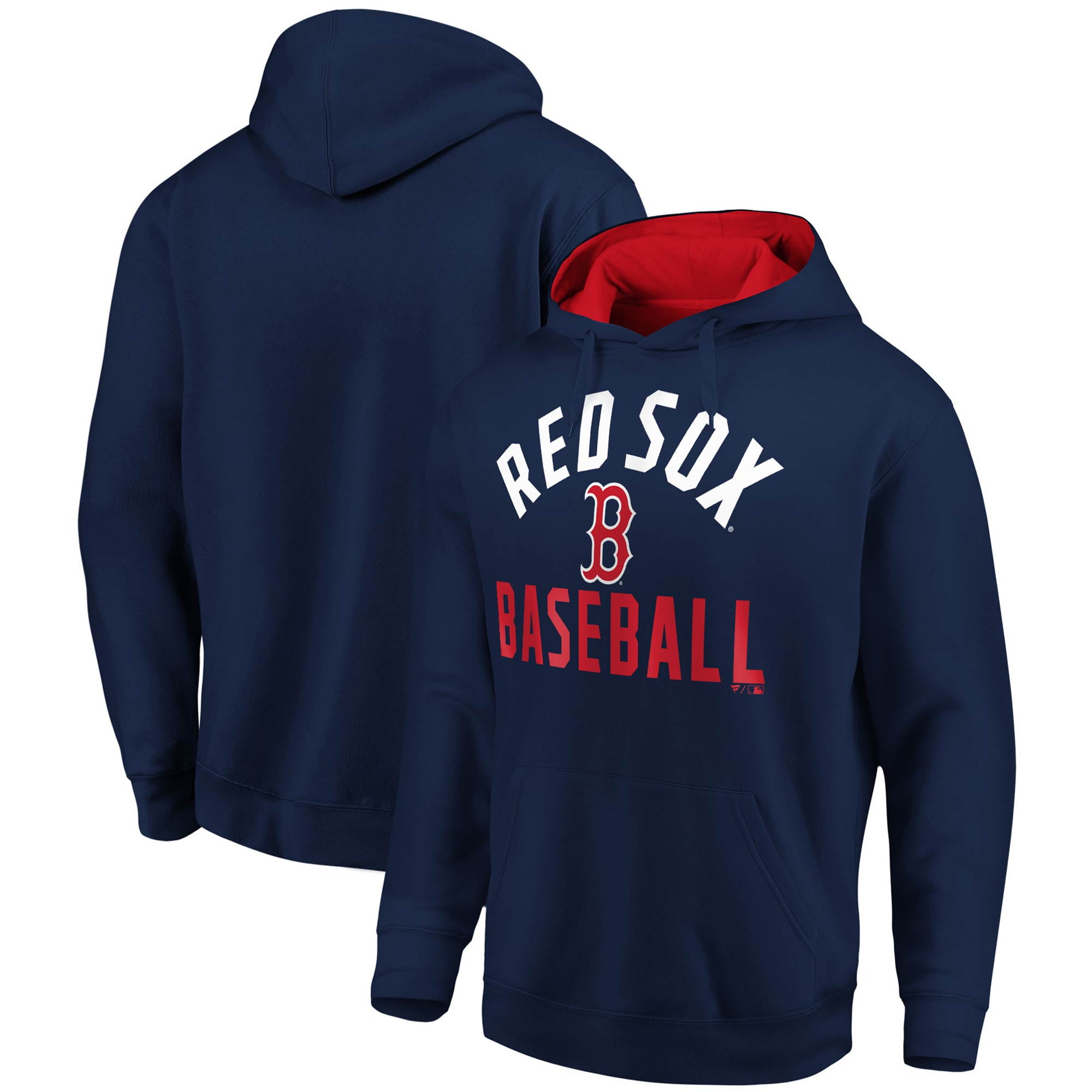 Boston Red Sox Fanatics Branded Team Pride Pullover Hoodie - Navy/Red ...