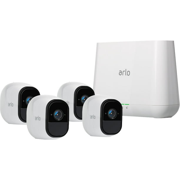 Arlo Pro Vms4430 100nar Vms4430 100nas Indoor Outdoor Hd Wire Free Security System With 4 Cameras White Certified Refurbished Walmart Com Walmart Com