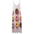 thumbnail image 6 of Colorful Donut Pattern Sleeveless Dress Loose Women's Dress Dresses Luxury Evening Dresses, 6 of 9