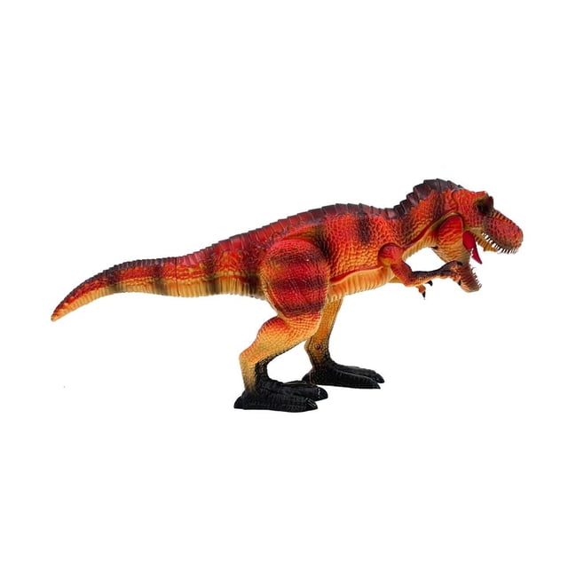 Figura Dinosaurio Adventure Force Anaranjado con Sonido y Luz