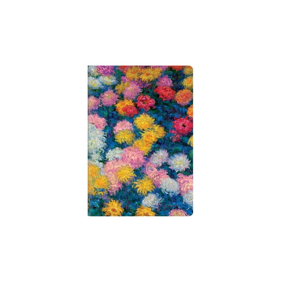 Monet's Chrysanthemums A6 Lined Softcover Cahier, 80pg, 100gsm by Paperblanks (Monet's Chrysanthemums), (Hardcover)