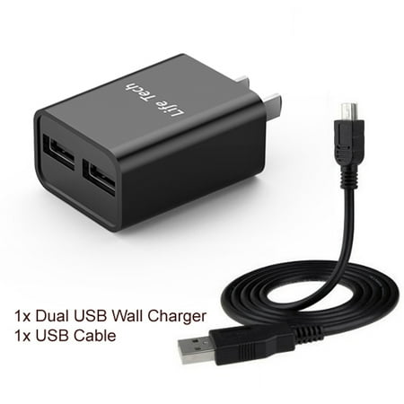 Dual Usb Home Charger (For Amazon Kindle Fire HD 6 / Fire HD 8 / Fire HD 10 / Fire HDX 7